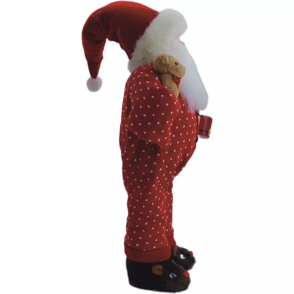 Discount ???? 18" Santa in Red Pajamas with Teddy Bear by Ashland® ???? 4 Discount ???? 18" Santa in Red Pajamas with Teddy Bear by Ashland® ???? - Image 2