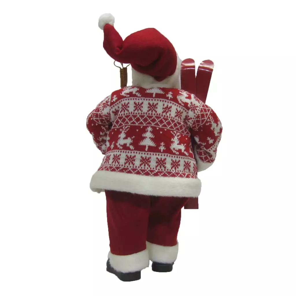 Buy ???? 18" Santa in Red Sweater with Skis by Ashland® ???? 5 Buy ???? 18" Santa in Red Sweater with Skis by Ashland® ???? - Image 3