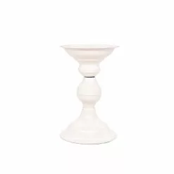 Wholesale ???? 12 Pack: 6" Cream Metal Pillar Candle Holder by Ashland® ????