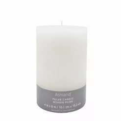 Hot Sale ???? 4" x 6" White Pillar Candle by Ashland® ????