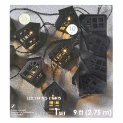 Best Sale ???? 10ct. Warm White LED Black House String Lights by Ashland® ????