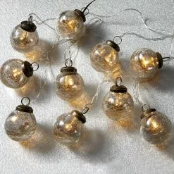 Hot Sale ???? 10ct. Warm White LED Silver Globe String Lights by Ashland® ???? -Ashland Sales 10671558 3