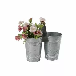 Best Sale ???? 9.6" Mini Galvanized Double Bucket by Ashland® ⌛ -Ashland Sales 10671576 4
