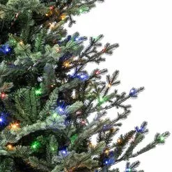 Hot Sale ???? 7.5ft. Pre-Lit Balkan Spruce Quick Set® Artificial ???? Christmas Tree, Color-Changing LED Lights by Ashland® ???? -Ashland Sales 10671960 17