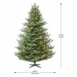 Hot Sale ???? 7.5ft. Pre-Lit Balkan Spruce Quick Set® Artificial ???? Christmas Tree, Color-Changing LED Lights by Ashland® ???? -Ashland Sales 10671960 22