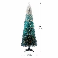 Top 10 ???? 6ft. Pre-Lit Alexa Ombre Fir Artificial ???? Christmas Tree, Warm White LED Lights by Ashland® ❤️ -Ashland Sales 10671961 13