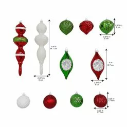 Cheap ???? 32ct. Red, White & Green Shatterproof Ornaments by Ashland® ???? -Ashland Sales 10672804 3
