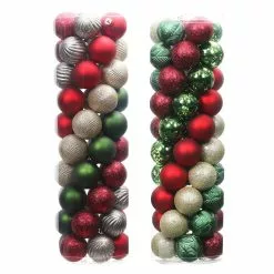 Promo ???? Assorted 50ct. 2" Farmhouse Ball Ornament Set by Ashland® ✨