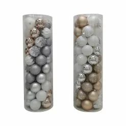 Top 10 ???? Assorted 50ct. Silver & White Ball Ornaments by Ashland® ????