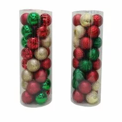 New ✨ Assorted 32ct. 3" Red, Green & Gold Shatterproof Ball Ornaments by Ashland® ????