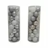 Hot Sale ✔️ Assorted 32ct. 3" Silver & White Shatterproof Ball Ornaments by Ashland® ⭐ -Ashland Sales 10672849 1