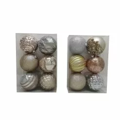 Best deal ???? Assorted 6ct. 4.5" Metallic Shatterproof Ball Ornaments by Ashland® ⌛