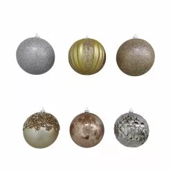 Best deal ???? Assorted 6ct. 4.5" Metallic Shatterproof Ball Ornaments by Ashland® ⌛ -Ashland Sales 10672855 3