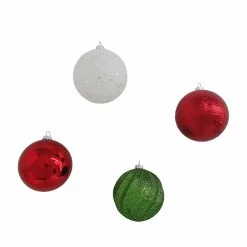 Outlet ???? Assorted 32ct. 3" Red, Green & White Shatterproof Ball Ornaments by Ashland® ❤️ -Ashland Sales 10672856 3