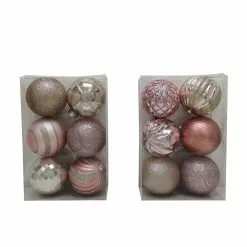 Deals ???? Assorted 6ct. 4.5" Pink Shatterproof Ball Ornaments by Ashland® ????
