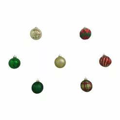 Hot Sale ✔️ Assorted Red, Green & Gold Plastic Round Ornaments by Ashland® ⌛ -Ashland Sales 10672881 7