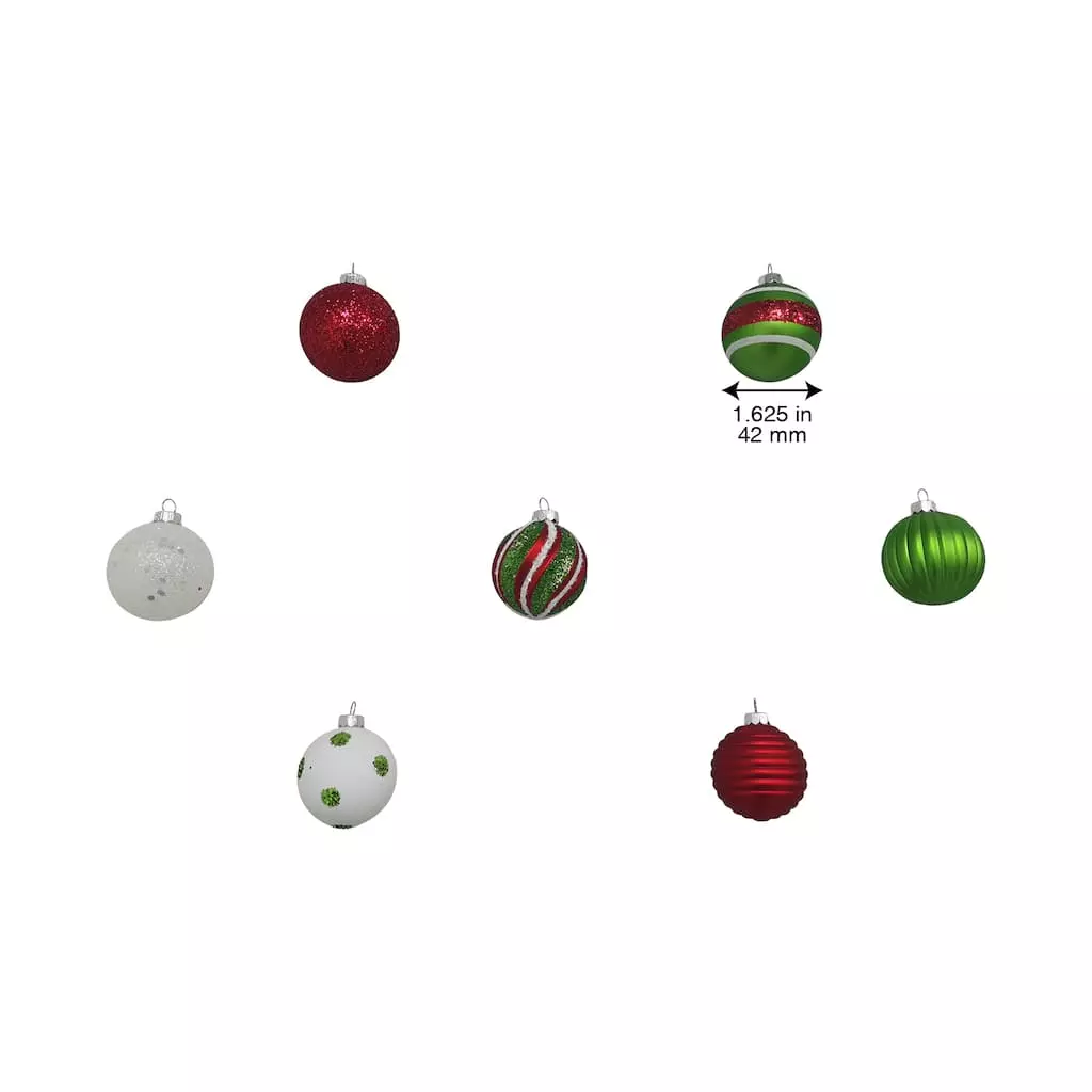 Flash Sale ???? Assorted Red, Green & White Plastic Round Ornaments by Ashland® ???? 11 Flash Sale ???? Assorted Red, Green & White Plastic Round Ornaments by Ashland® ???? - Image 9
