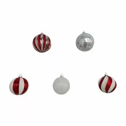 Best deal ???? Assorted Red & White Plastic Round Ornaments by Ashland® ???? -Ashland Sales 10672886 3