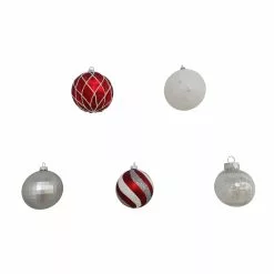 Best deal ???? Assorted Red & White Plastic Round Ornaments by Ashland® ???? -Ashland Sales 10672886 4