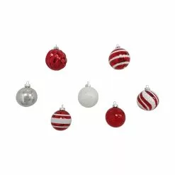 Best deal ???? Assorted Red & White Plastic Round Ornaments by Ashland® ???? -Ashland Sales 10672886 6