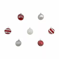 Best deal ???? Assorted Red & White Plastic Round Ornaments by Ashland® ???? -Ashland Sales 10672886 7