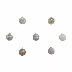 Top 10 ???? Assorted Silver & White Plastic Round Ornaments by Ashland® ???? -Ashland Sales 10672891 6