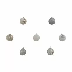 Top 10 ???? Assorted Silver & White Plastic Round Ornaments by Ashland® ???? -Ashland Sales 10672891 7