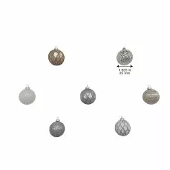 Top 10 ???? Assorted Silver & White Plastic Round Ornaments by Ashland® ???? -Ashland Sales 10672891 9