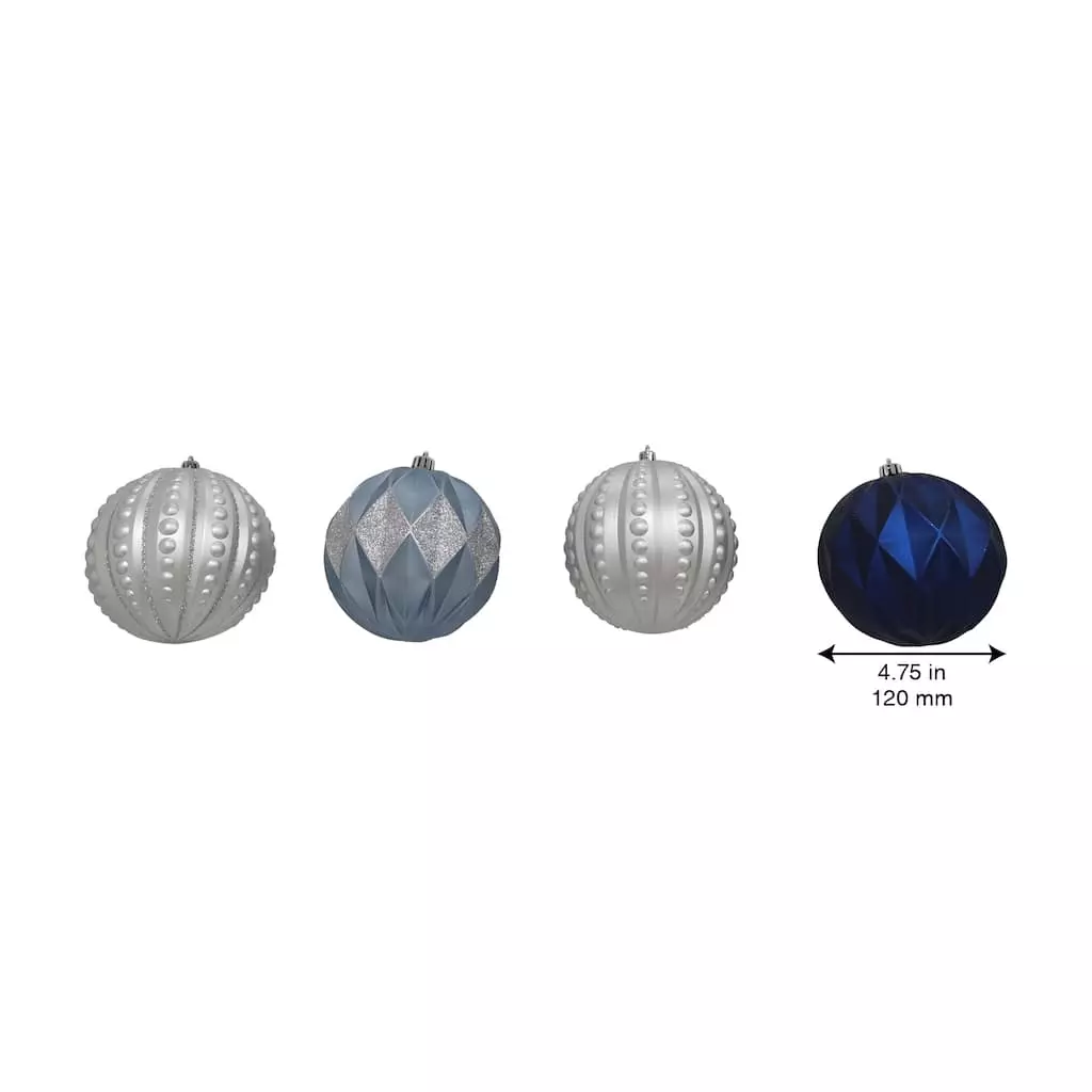 Hot Sale ???? 44ct. Silver & Blue Shatterproof Ball Ornaments by Ashland® ???? 6 Hot Sale ???? 44ct. Silver & Blue Shatterproof Ball Ornaments by Ashland® ???? - Image 4
