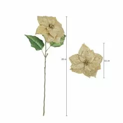 New ???? Glitter Gold Poinsettia Stem by Ashland® ✨ -Ashland Sales 10673443 3