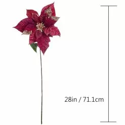 Buy ???? Mauve & Gold Poinsettia Stem by Ashland® ???? -Ashland Sales 10673447 3