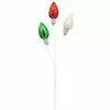 Discount ???? Red, White & Green Glittered 3 Bulb Spray by Ashland® ????