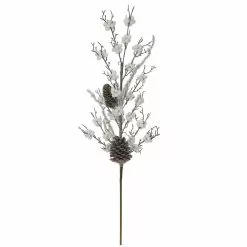 Best reviews of ???? Silver & White Berry & Pinecone Spray by Ashland® ????