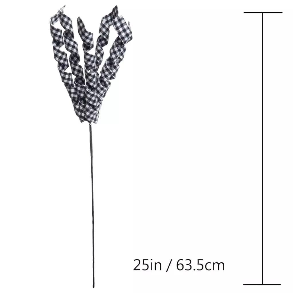 Deals ???? Black & White Plaid Spiral Stem by Ashland® ???? 5 Deals ???? Black & White Plaid Spiral Stem by Ashland® ???? - Image 3