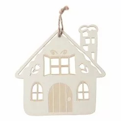 Deals ???? 5" DIY Unfinished Wood House Ornament by Michaels ????