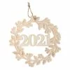 New ❤️ 5" DIY Unfinished Wood 2021 Wreath Ornament by Michaels ???? -Ashland Sales 10674414 1