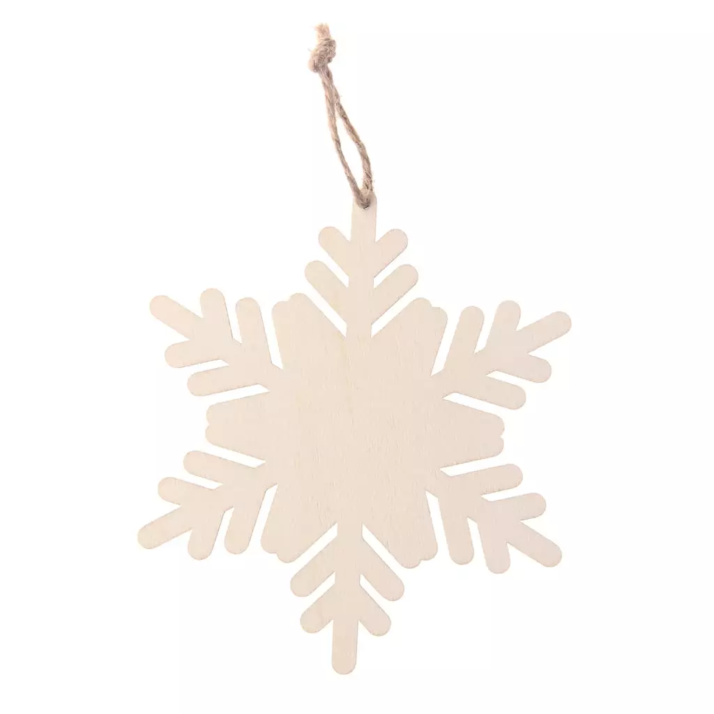 New ⌛ 5" DIY Unfinished Wood Snowflake Ornament by Michaels ❤️ 3 New ⌛ 5" DIY Unfinished Wood Snowflake Ornament by Michaels ❤️