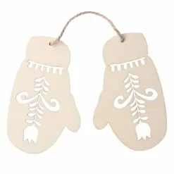 Brand new ???? 4" DIY Unfinished Wood Mittens Ornament by Michaels ????