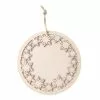 Best Pirce ???? 4" DIY Unfinished Wood Snowflake Round Ornament by Michaels ????