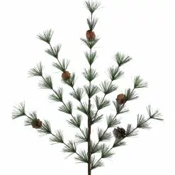 Buy ???? Snow Flocked Pine Spray with Pinecones by Ashland® ???? -Ashland Sales 10674542 5