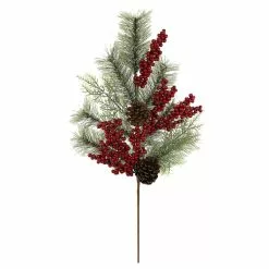 Outlet ???? Berry & Pinecone Cashmere Pine Stem by Ashland® ????