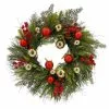 Hot Sale ???? 24" Red & Gold Ornament, Mixed Pine & Berry Wreath by Ashland® ⭐