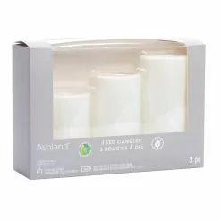 Brand new ???? 6 Packs: 3 ct. (18 total) White LED Pillar Candles by Ashland® ???? -Ashland Sales 10674909 7 1