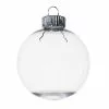 Brand new ❤️ Christmas 8ct. 2.5" Clear Glass Ball Ornaments by Michaels ???? -Ashland Sales 10674913