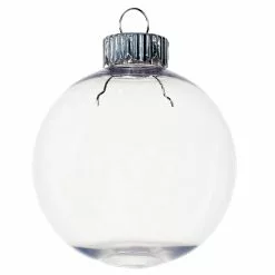 Top 10 ???? Christmas 4ct. 3.5" Clear Glass Ball Ornaments by Michaels ❤️