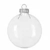 Budget ✔️ Christmas 4ct. 3" Clear Glass Disc Ornaments by Michaels ???? -Ashland Sales 10674918 1