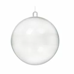 Top 10 ???? Christmas 3" Clear Plastic Snap Ball Ornament by Michaels ❤️