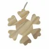 Wholesale ???? 4.5" Unfinished Wood Snowflake Ornament by Michaels ????