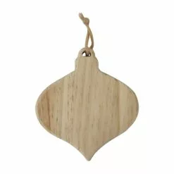 Promo ???? 4.5" Unfinished Wood Bulb Ornament by Michaels ????