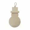 Outlet ???? 5" Unfinished Wood Snowman Ornament by Michaels ⌛ -Ashland Sales 10674998 1